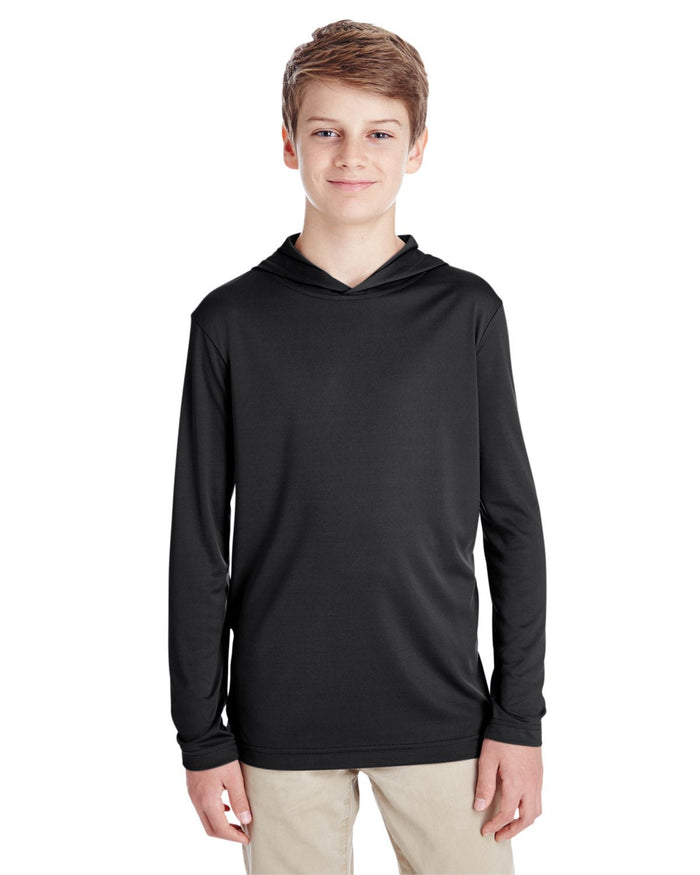 Team 365 TT41Y Youth Zone Performance Hoodie - Ninja Transfers