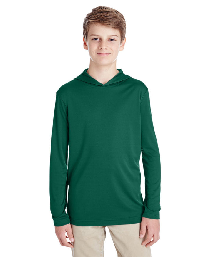 Team 365 TT41Y Youth Zone Performance Hoodie - Ninja Transfers