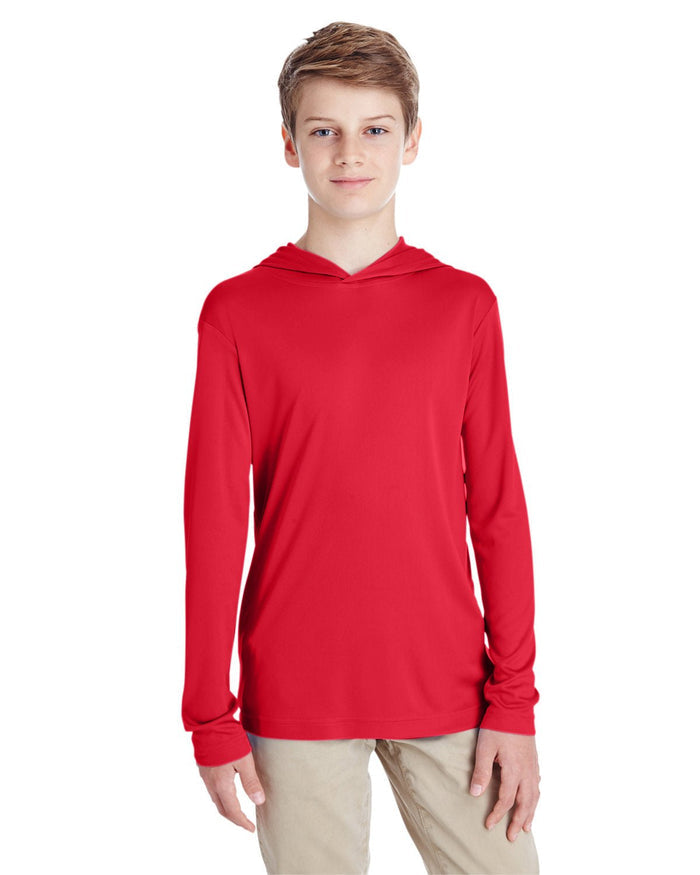 Team 365 TT41Y Youth Zone Performance Hoodie - Ninja Transfers