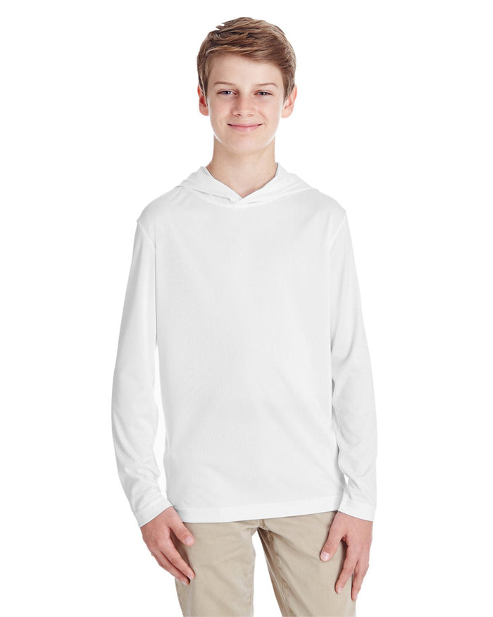 Team 365 TT41Y Youth Zone Performance Hoodie - Ninja Transfers