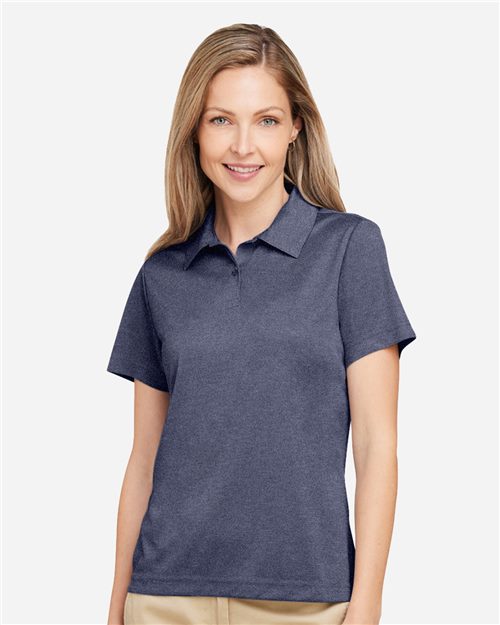 Team 365 TT51HW Women's Zone Sonic Heather Performance Polo