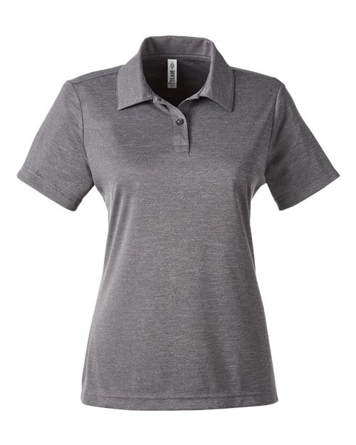 Team 365 TT51HW Women's Zone Sonic Heather Performance Polo