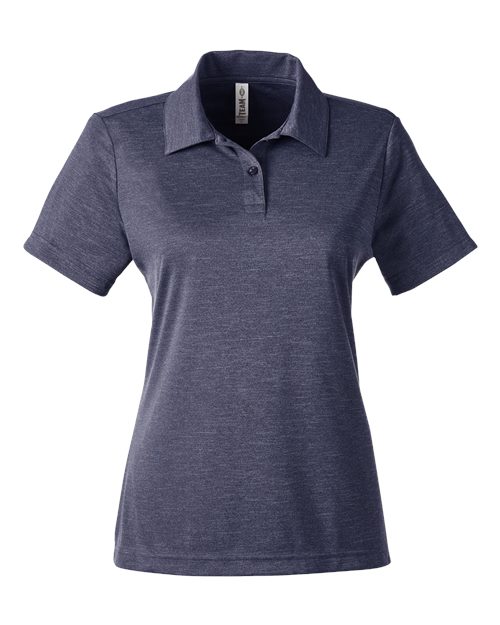 Team 365 TT51HW Women's Zone Sonic Heather Performance Polo