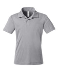 Team 365 TT51HY Youth Zone Sonic Heather Performance Polo