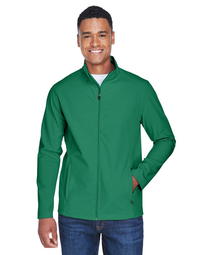 Team 365 TT80 Men's Leader Soft Shell Jacket - Ninja Transfers