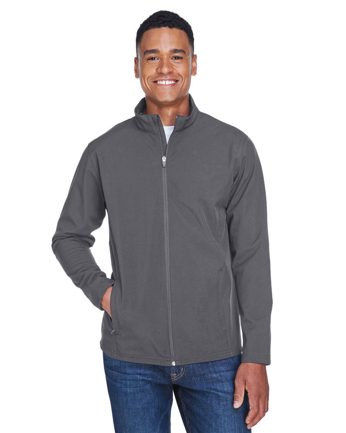 Team 365 TT80 Men's Leader Soft Shell Jacket - Ninja Transfers