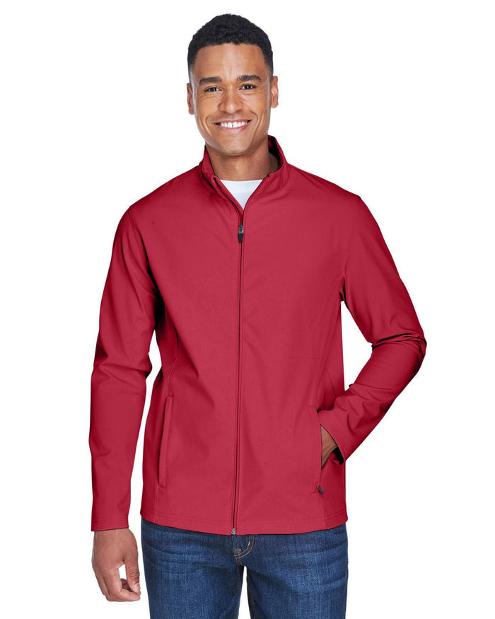 Team 365 TT80 Men's Leader Soft Shell Jacket - Ninja Transfers
