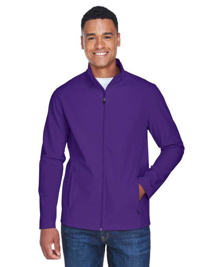 Team 365 TT80 Men's Leader Soft Shell Jacket - Ninja Transfers