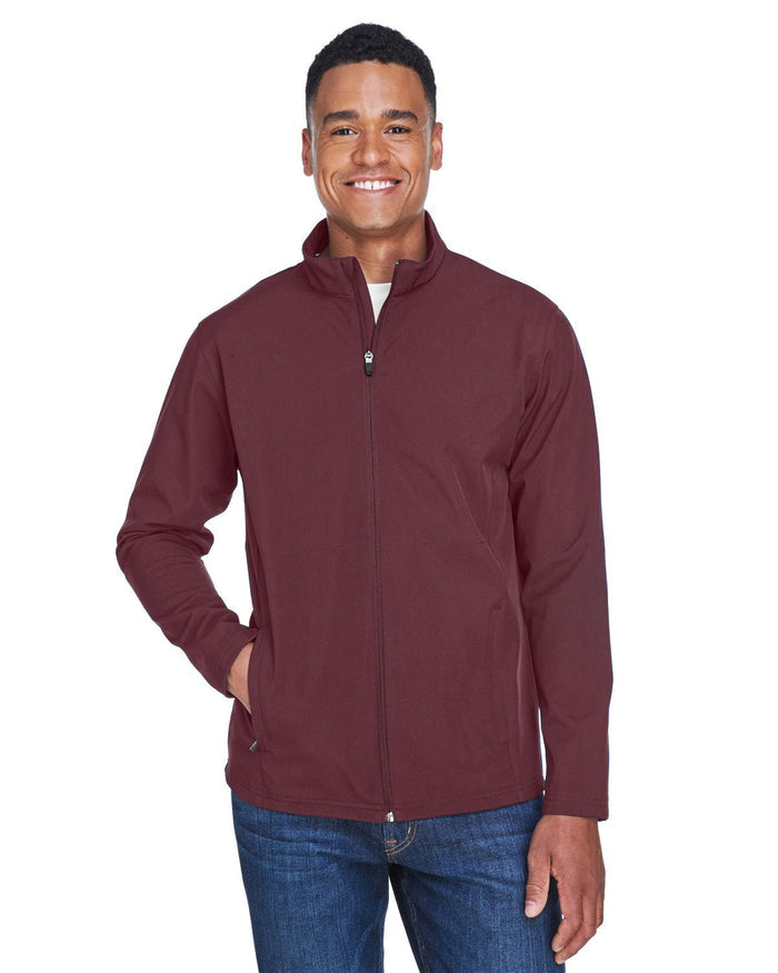 Team 365 TT80 Men's Leader Soft Shell Jacket - Ninja Transfers