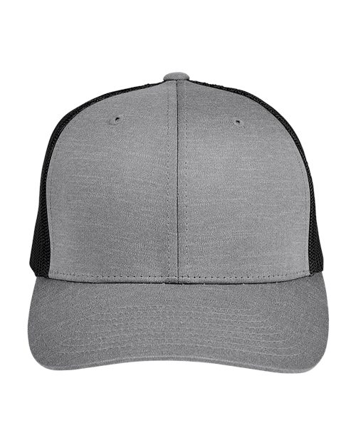 Team 365 TT802Y Youth Zone Sonic Heather Trucker Cap by Yupoong