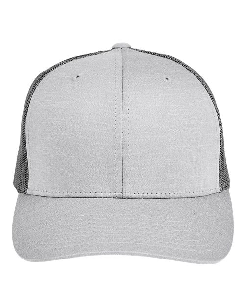 Team 365 TT802Y Youth Zone Sonic Heather Trucker Cap by Yupoong
