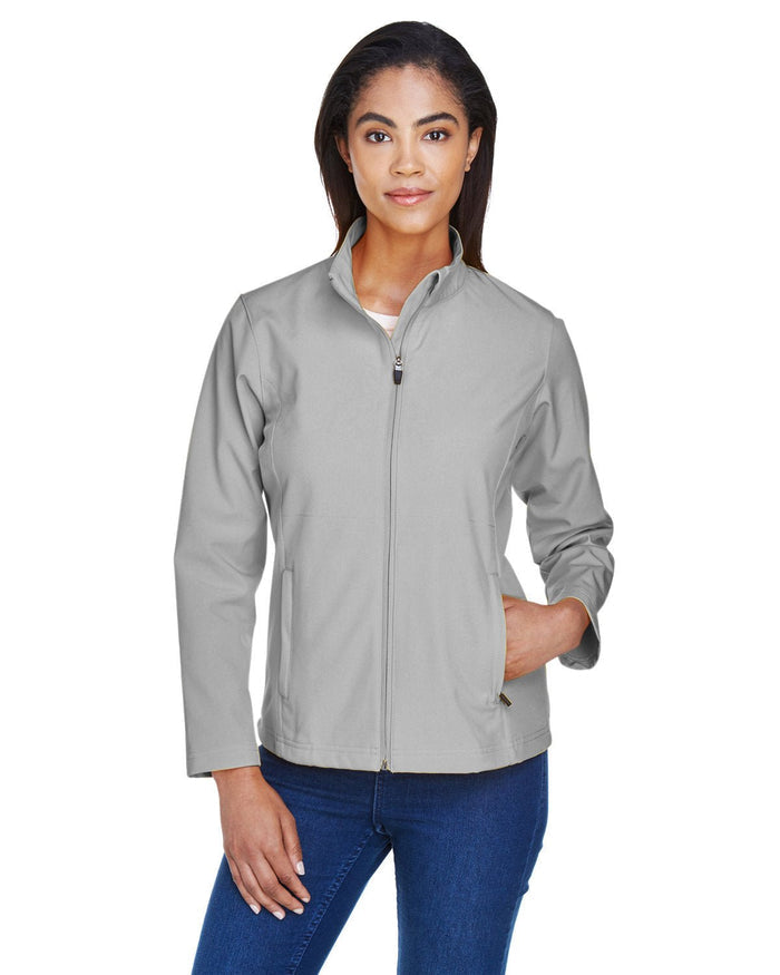 Team 365 TT80W Ladies' Leader Soft Shell Jacket - Ninja Transfers