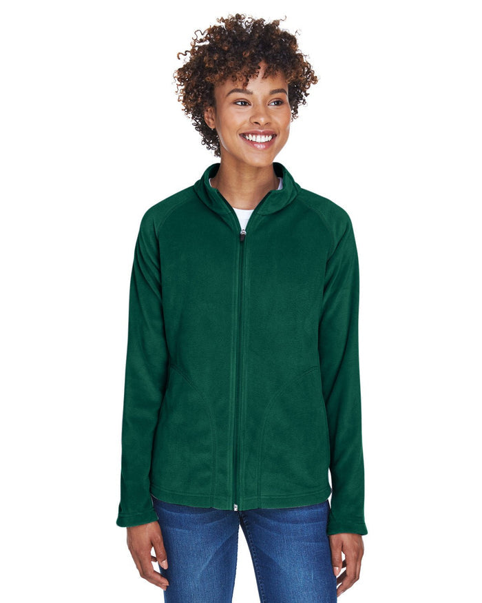 Team 365 TT90W Ladies' Campus Microfleece Jacket - Ninja Transfers