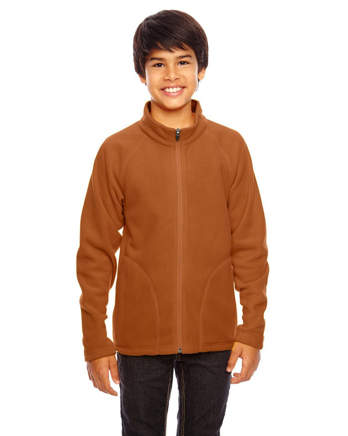 Team 365 TT90Y Youth Campus Microfleece Jacket - Ninja Transfers