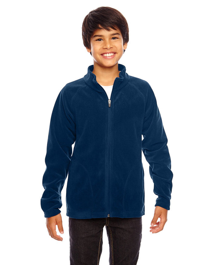 Team 365 TT90Y Youth Campus Microfleece Jacket - Ninja Transfers