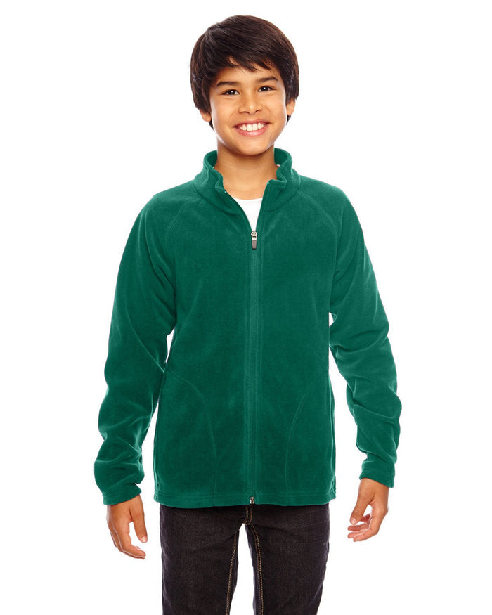 Team 365 TT90Y Youth Campus Microfleece Jacket - Ninja Transfers