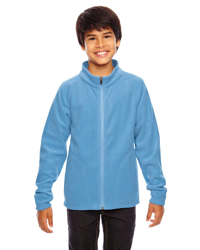 Team 365 TT90Y Youth Campus Microfleece Jacket - Ninja Transfers