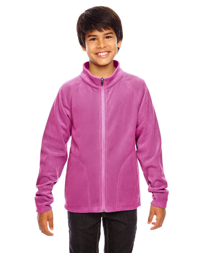 Team 365 TT90Y Youth Campus Microfleece Jacket - Ninja Transfers