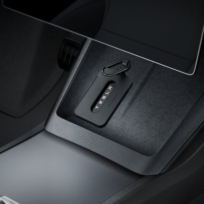 ACP08794 - Tesla AirFit Key Card Holder 2-pack | TO245 showing the key card holder resting in slot of car