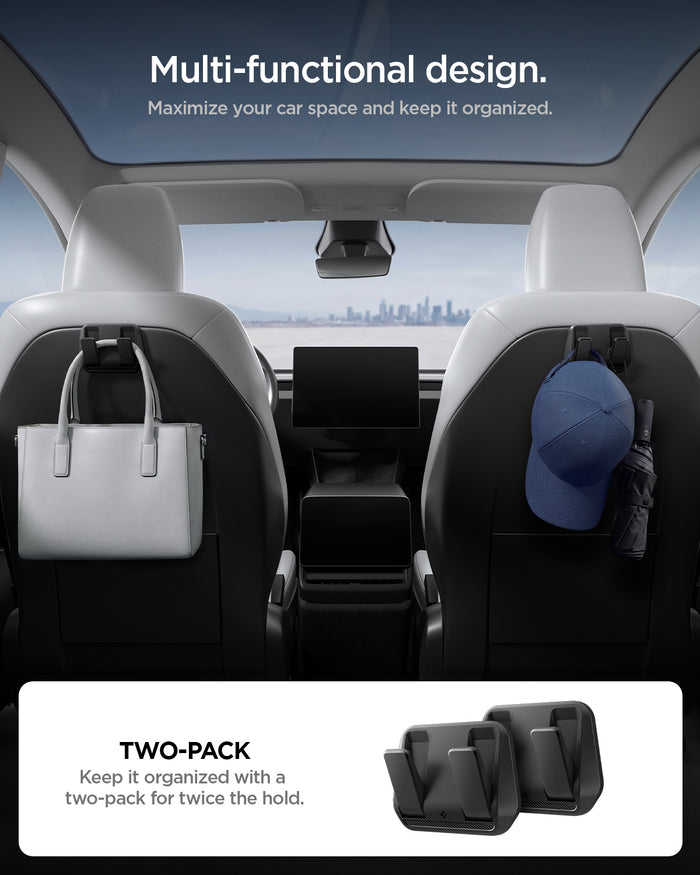 ACP11563 - Model Y Premium (2025+) in Black showing multi-functional design.