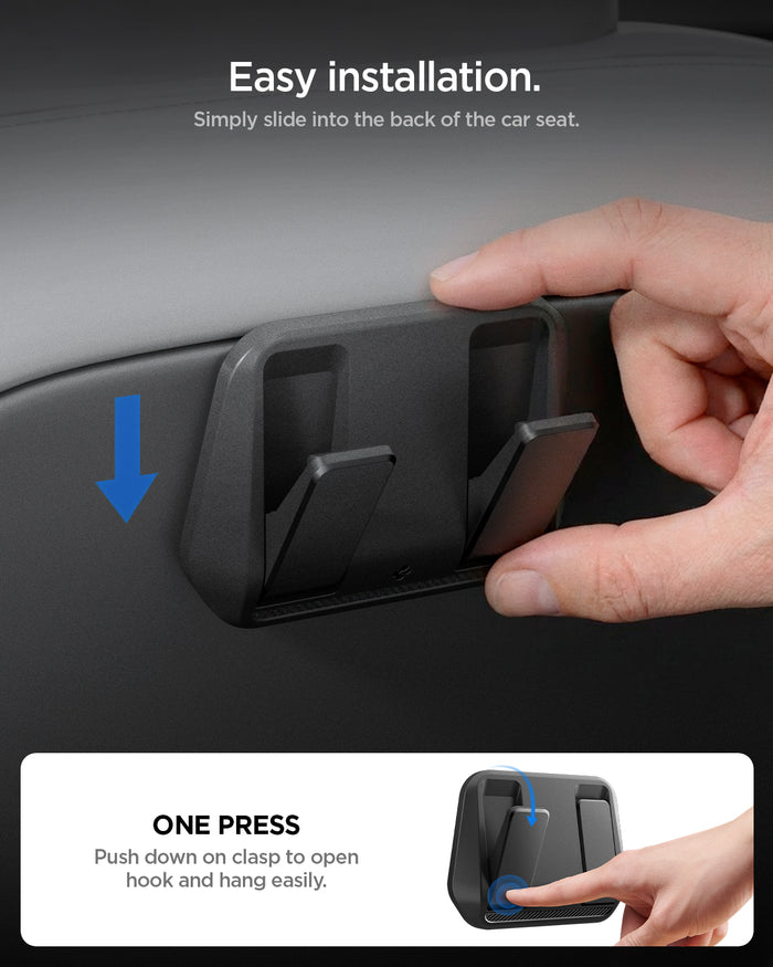 ACP11563 - Model Y Premium (2025+) in Black showing easy installation