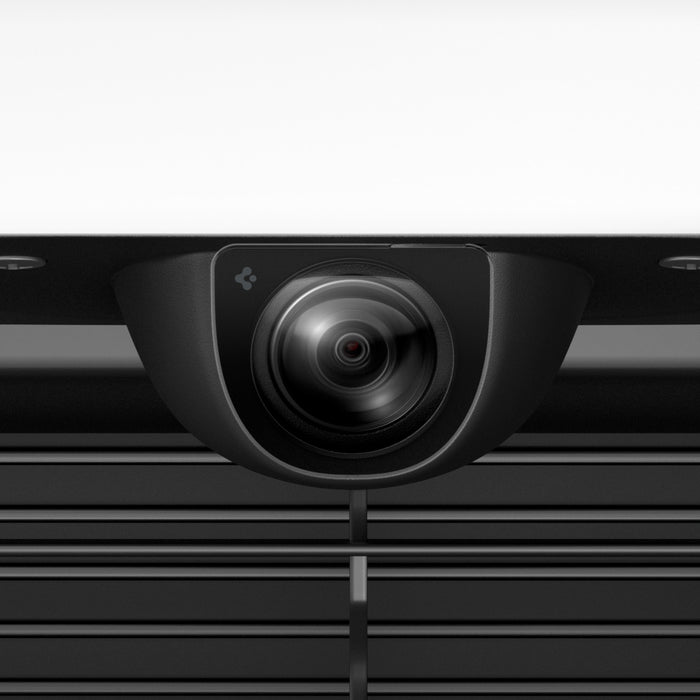 ACP11231 - Tesla Series - Front Camera Protector | TO331 showing a close-up of the vehicle’s front camera lens with a sleek protective cover installed on the grille.