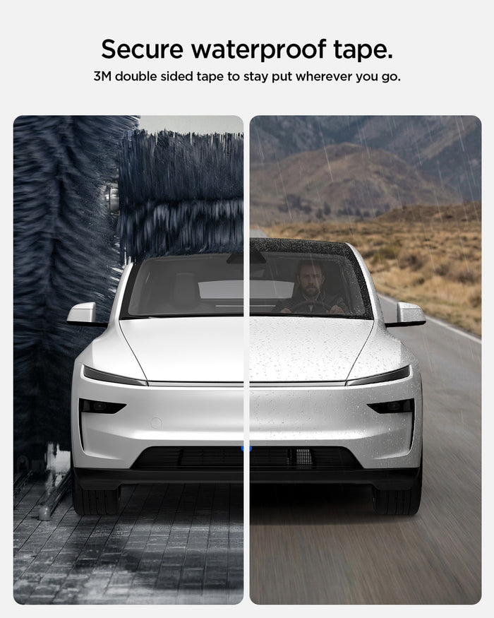 ACP11231 - Tesla Series - Front Camera Protector | TO331 showing secure waterproof tape