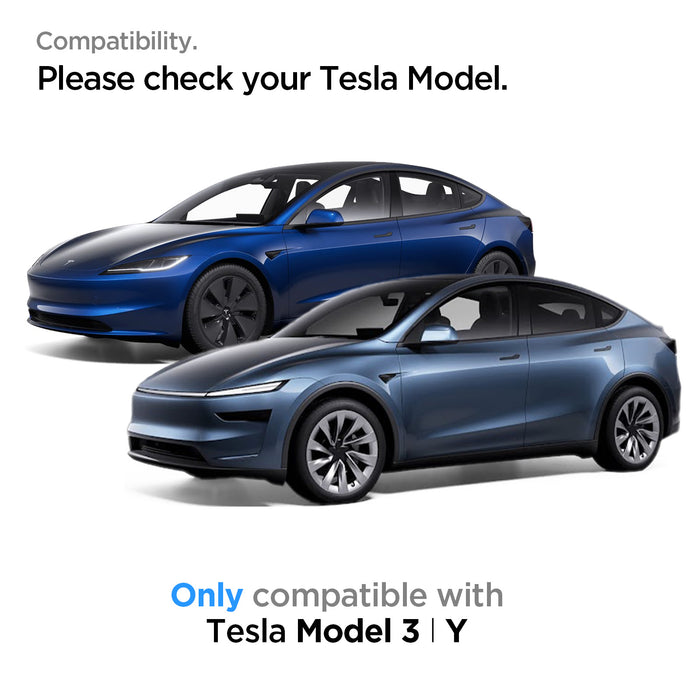 AFL06989 - Tesla Model Y & 3 Platinum Shield Car Door showing the compatibility