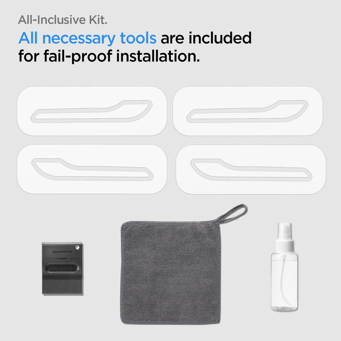 AFL06989 - Tesla Model Y & 3 Platinum Shield Car Door showing all inclusive kit and what's included