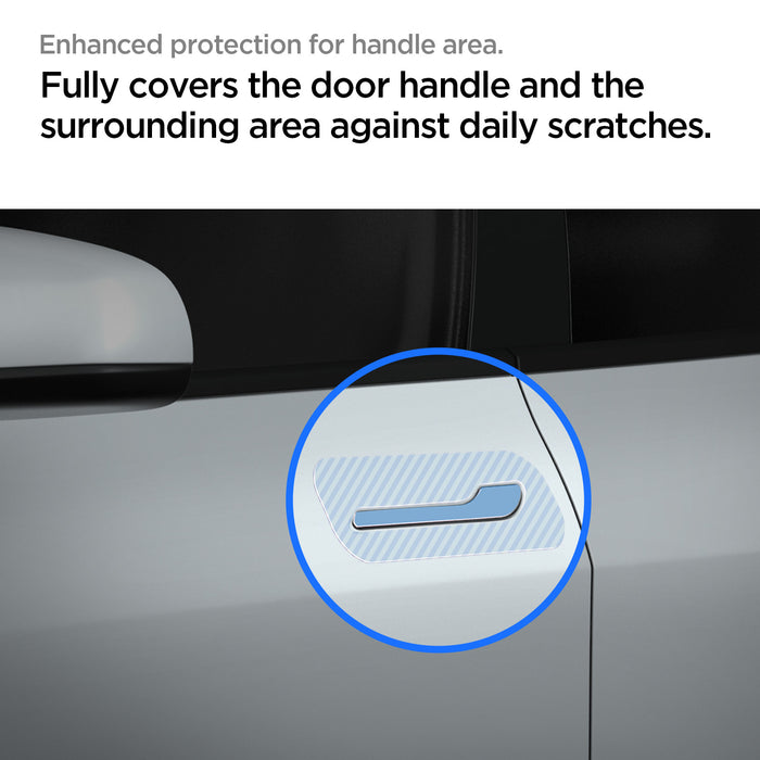 AFL06989 - Tesla Model Y & 3 Platinum Shield Car Door showing enhanced protection for handle area