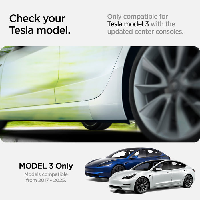 AFL06195 - Tesla Model 3 Platinum Shield Fender showing the compatibility