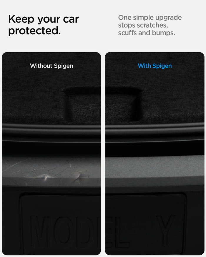ACP10618 - Model Y Juniper (2025+) Rear Bumper Guard | TG200-YJ showing how to keep your car protected. One simple upgrade stops scratches, scuffs and bumps