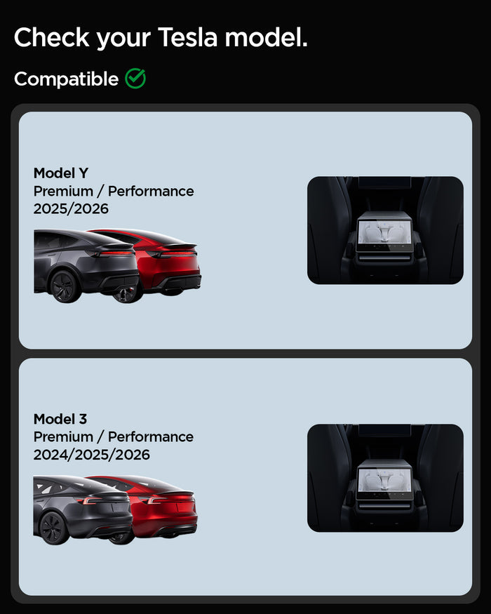 AGL10655 - Check your Tesla model compatibility with Tesla Series - Screen Protector Glas.tR SLIM (Rear)
