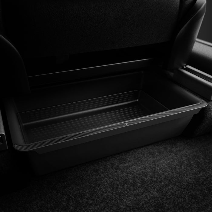 ACP05757 - Model Y (2021-2026) Underseat Storage Box | TO222 showing installed inside of car