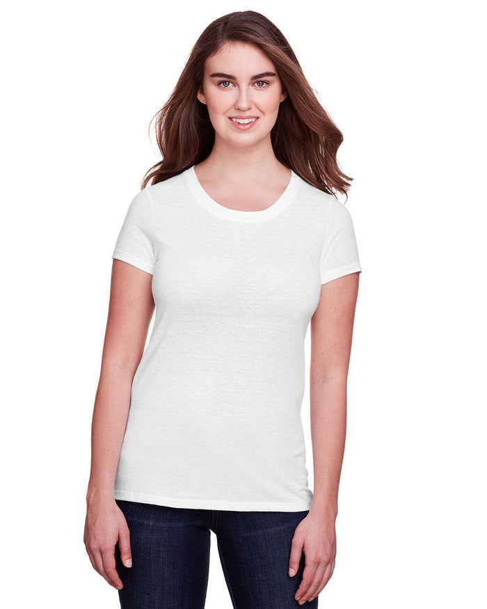 Threadfast Apparel 202A Ladies' Triblend Short - Sleeve T-Shirt - Ninja Transfers