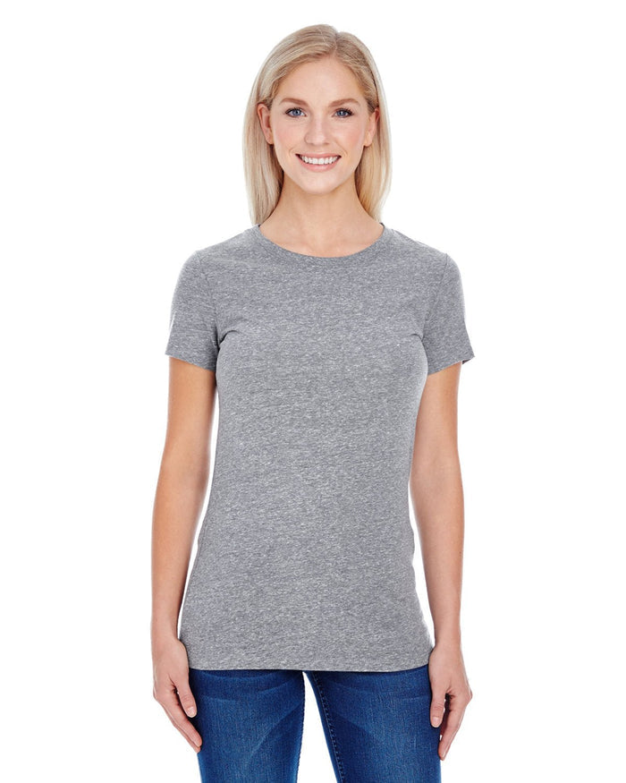 Threadfast Apparel 202A Ladies' Triblend Short - Sleeve T-Shirt - Ninja Transfers