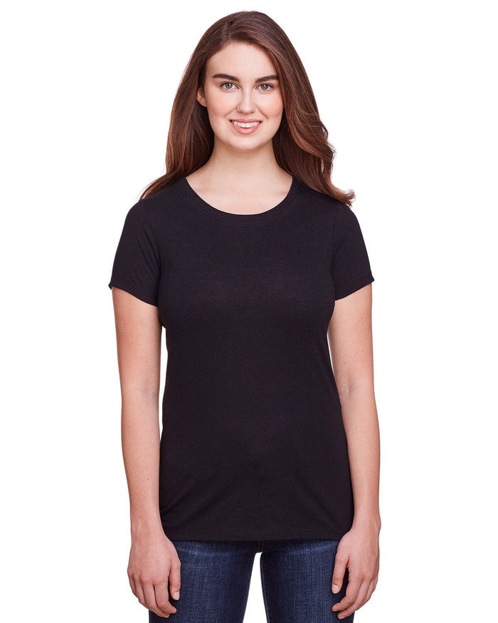 Threadfast Apparel 202A Ladies' Triblend Short - Sleeve T-Shirt - Ninja Transfers