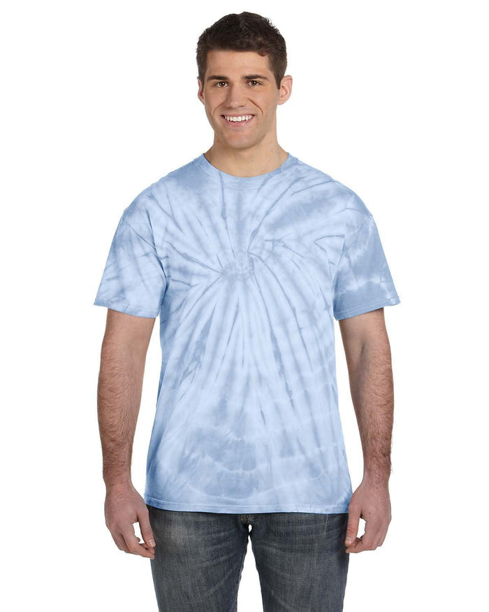 Tie - Dye CD101 Adult 5.4 oz. 100% Cotton Spider T-Shirt - Ninja Transfers