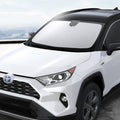 ACP09109 - RAV4 CryoShade TYO260 in Black showing the front of the vehicle