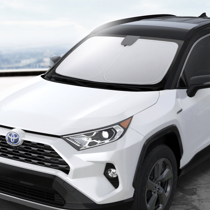 ACP09109 - RAV4 CryoShade TYO260 in Black showing the front of the vehicle