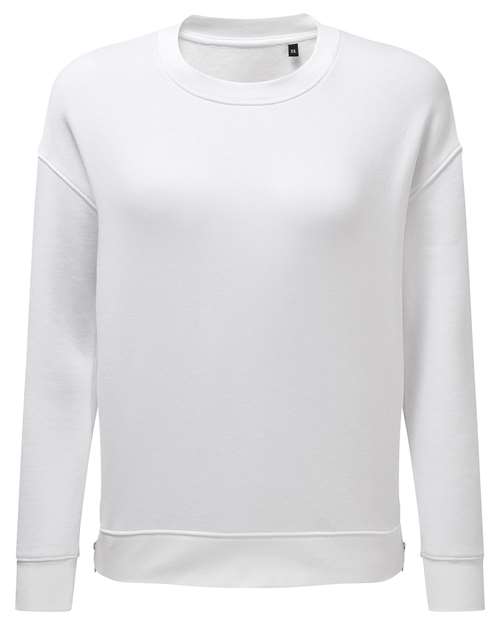 TriDri TD600 Women's Billie Side-Zip Crewneck Sweatshirt