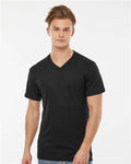 Tultex 207 Poly - Rich V - Neck T-Shirt - Ninja Transfers