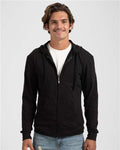 Tultex 260 Beach Full - Zip Hooded Long Sleeve T-Shirt - Ninja Transfers