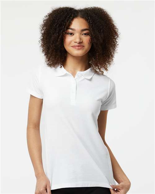 Tultex 401 Women's 50/50 Sport Pique Polo - Ninja Transfers