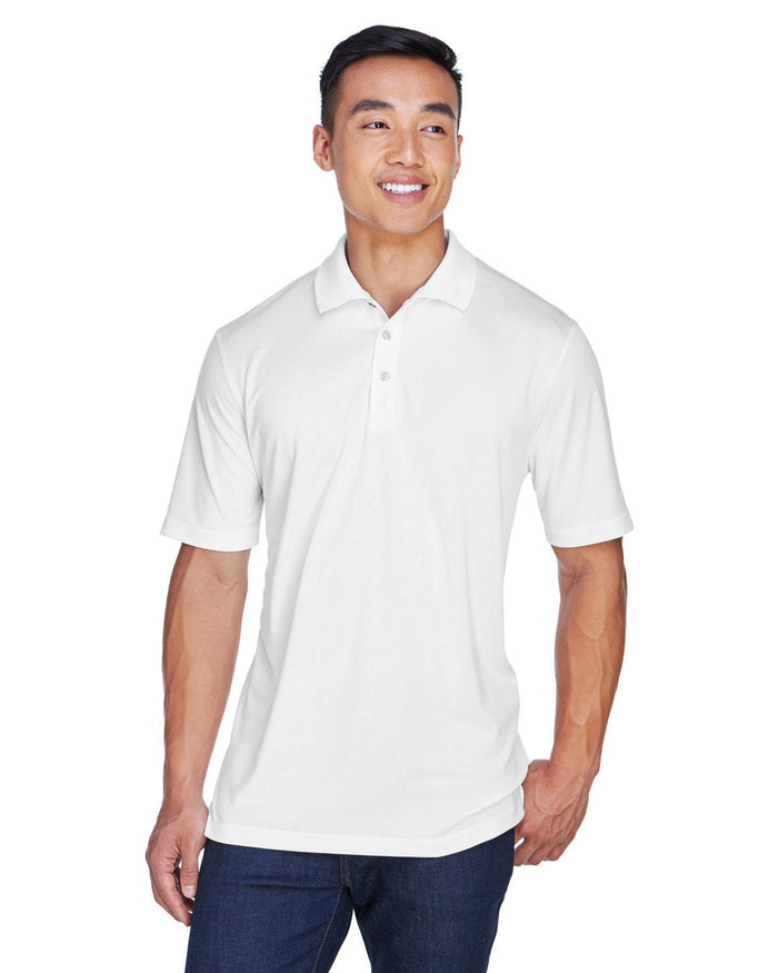 UltraClub 8405 Men's Cool & Dry Sport Polo - Ninja Transfers