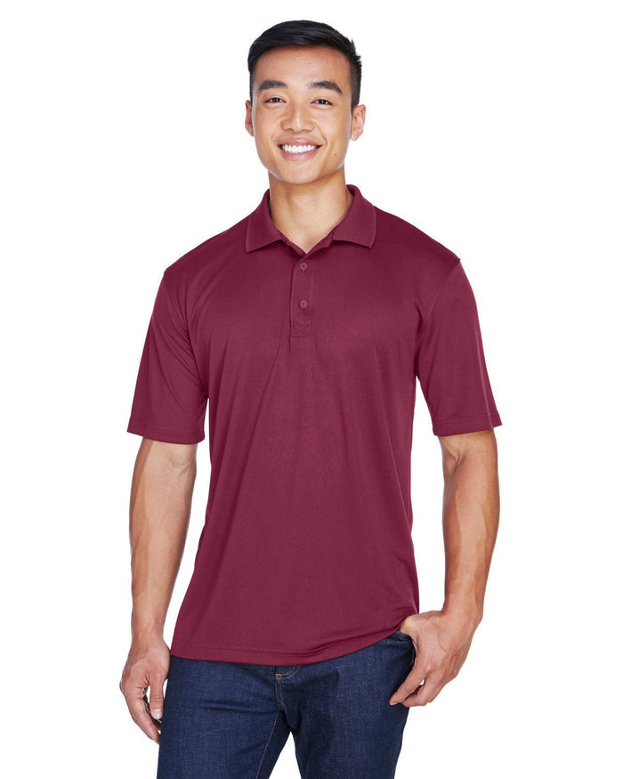 UltraClub 8405 Men's Cool & Dry Sport Polo - Ninja Transfers