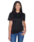 UltraClub 8406L Ladies' Cool & Dry Sport Two - Tone Polo - Ninja Transfers