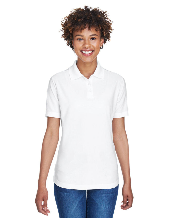 UltraClub 8414 Ladies' Cool & Dry Elite Performance Polo - Ninja Transfers