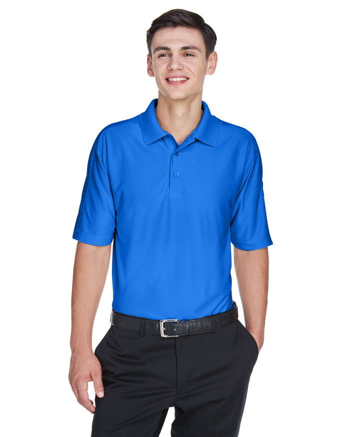 UltraClub 8415 Men's Cool & Dry Elite Performance Polo - Ninja Transfers