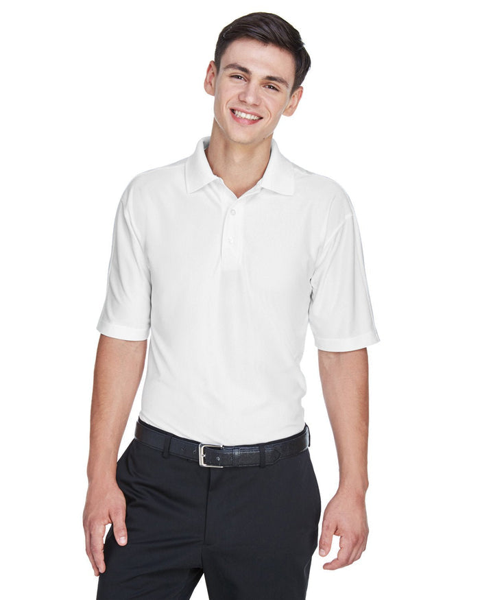 UltraClub 8415 Men's Cool & Dry Elite Performance Polo - Ninja Transfers